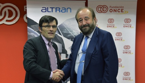 Fundación ONCE y Altran con la inserción laboral de personas con discapacidad